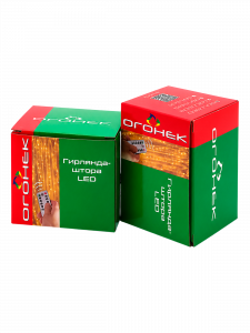 Огонек OG-LDG11 гирлянда-штора LED Мультицвет (3х1м,100 ламп,USB)